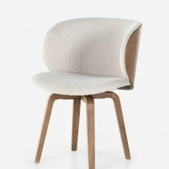 Lulu And Georgia Bouclé + Textural Fabric Phoebe Office Chair