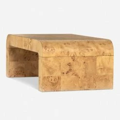 Lulu And Georgia Burl Wood Martine Coffee Table