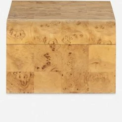 Lulu And Georgia Burl Wood Martine Coffee Table
