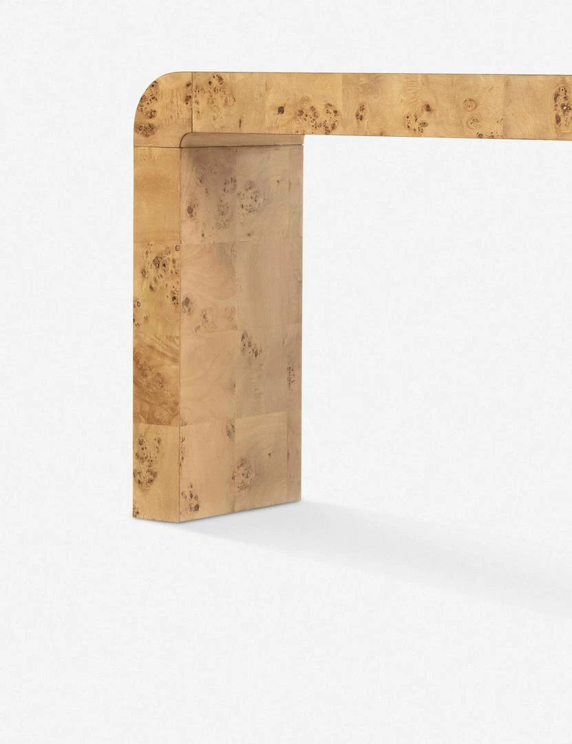 Coupon ❤️ Lulu And Georgia Martine Console Table Burl Wood 🔔 7 Lulu And Georgia Martine Console Table Burl Wood