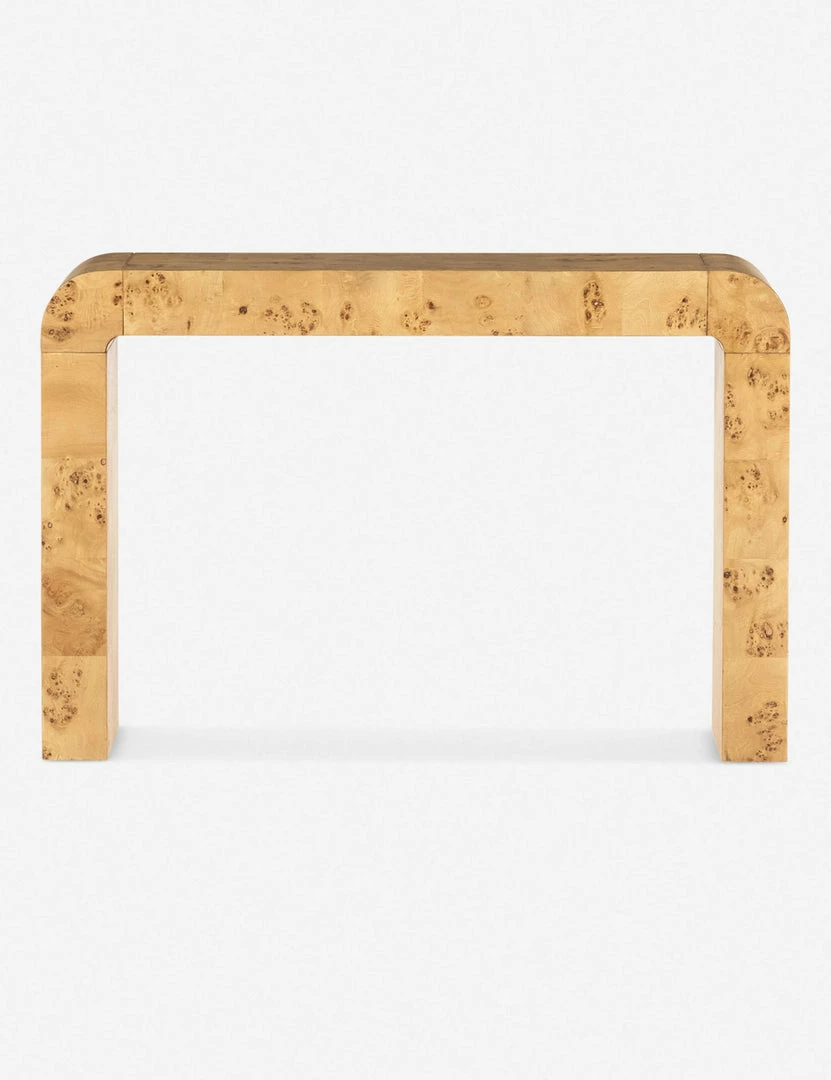 Coupon ❤️ Lulu And Georgia Martine Console Table Burl Wood 🔔 3 Lulu And Georgia Martine Console Table Burl Wood