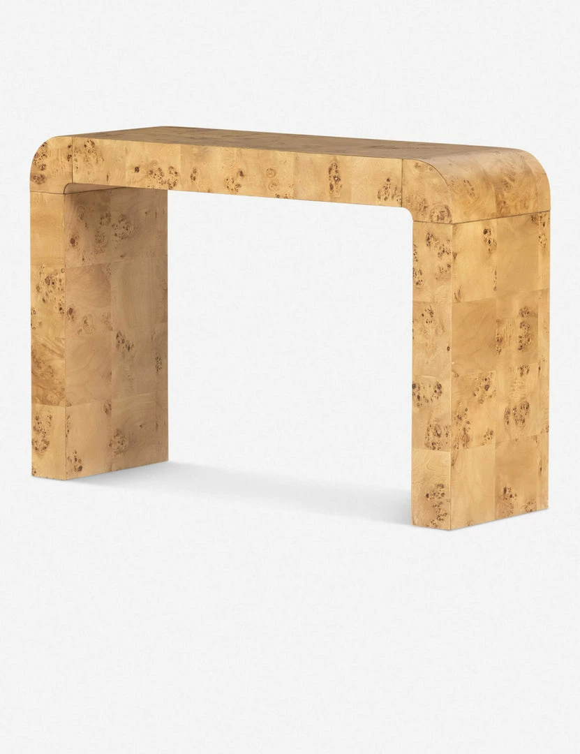 Coupon ❤️ Lulu And Georgia Martine Console Table Burl Wood 🔔 4 Lulu And Georgia Martine Console Table Burl Wood