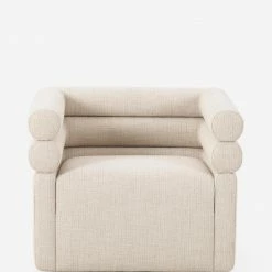Lulu And Georgia Tomi Swivel Chair Curved + Rounded