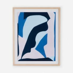 Lulu And Georgia'Blue No. 8' Print By Kelti Smith