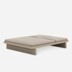 Lulu And Georgia Coren Indoor / Outdoor Double Chaise Outdoor Collection