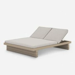 Lulu And Georgia Coren Indoor / Outdoor Double Chaise Outdoor Collection