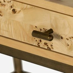 Lulu And Georgia Lorca Burl Wood Desk