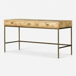 Lulu And Georgia Lorca Burl Wood Desk