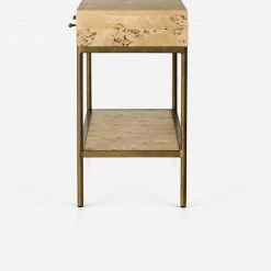Lulu And Georgia Lorca Burl Wood Console Table