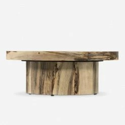 Lulu And Georgia Boni Round Pedestal Coffee Table New