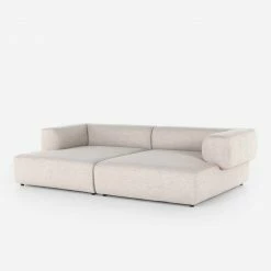 Lulu And Georgia Sculptural Haruka Chaise Sectional Sofa