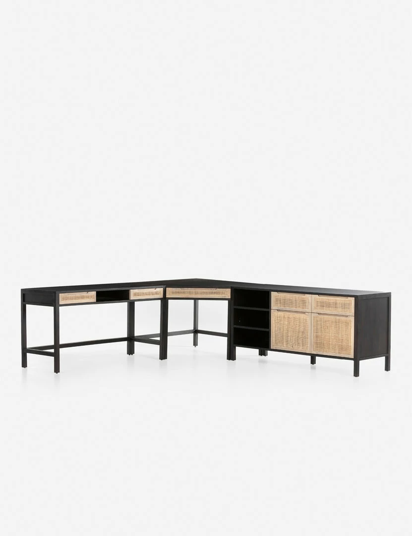 Best deal π Lulu And Georgia Furniture Margot Modular Desk With Filing Sideboard β 4 Lulu And Georgia Furniture Margot Modular Desk With Filing Sideboard