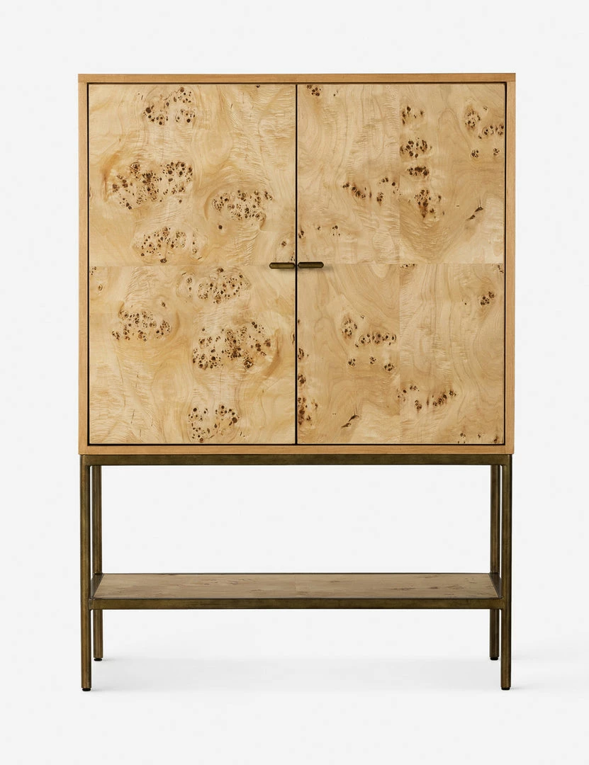 Budget π₯ Lulu And Georgia Lorca Burl Wood Cabinet π 3 Lulu And Georgia Lorca Burl Wood Cabinet