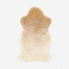 Lulu And Georgia Vale Ombre Sheepskin Throw Earth Tones