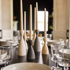 Lulu And Georgia Farmhouse Pottery Pantry Candlestick Décor