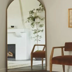 Lulu And Georgia Curved + Rounded Tulca Floor Mirror