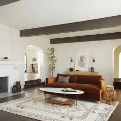 Brand new ๐ Lulu And Georgia Round + Curved Furniture Belmont Sofa By Ginny Macdonald ๐ 79 Lulu And Georgia Round + Curved Furniture Belmont Sofa By Ginny Macdonald