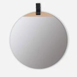 Lulu And Georgia Bernadette Round Mirror Earth Tones