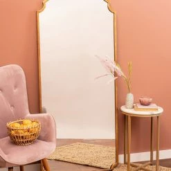 Lulu And Georgia Curved + Rounded Whitley Floor Mirror