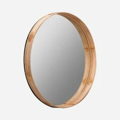 Lulu And Georgia Adaline Round Mirror Earth Tones