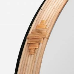 Lulu And Georgia Adaline Round Mirror Earth Tones