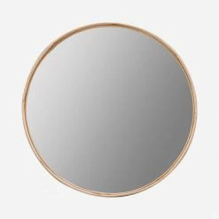Lulu And Georgia Adaline Round Mirror Earth Tones