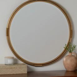Lulu And Georgia Bilson Round Mirror