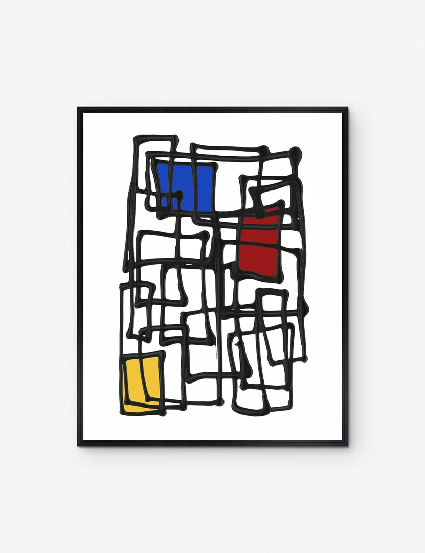 Wholesale 💯 Lulu And Georgia 'Shades Of Primary' Print By Danielle Davis Walls ⌛ 3 Lulu And Georgia 'Shades Of Primary' Print By Danielle Davis Walls