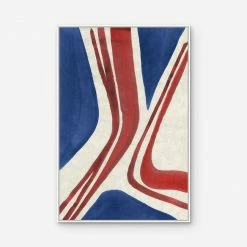 Lulu And Georgia Walls 'Parallel Intersections V' Print By Danielle Davis