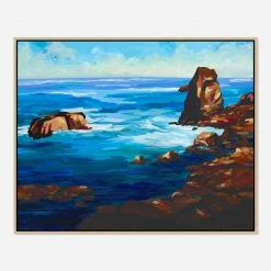 Lulu And Georgia 'Blue Seascape' Wall Art By Sara Brown Walls