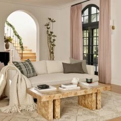 Brand new ๐ Lulu And Georgia Round + Curved Furniture Belmont Sofa By Ginny Macdonald ๐ 129 Lulu And Georgia Round + Curved Furniture Belmont Sofa By Ginny Macdonald