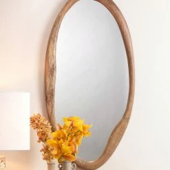 Lulu And Georgia Hidden Hills Oval Mirror New