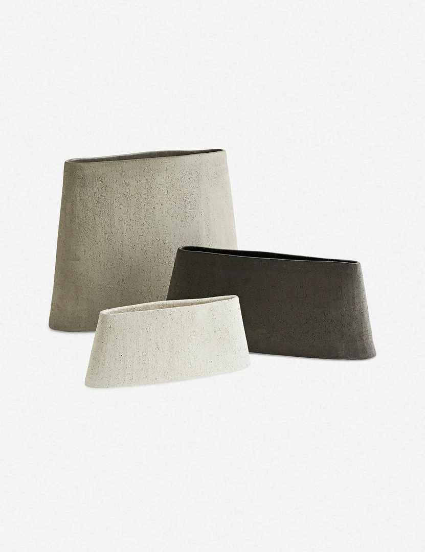 Budget ✨ Lulu And Georgia Hasta Vases (Set Of 3) By Arteriors 😀 4 Lulu And Georgia Hasta Vases (Set Of 3) By Arteriors