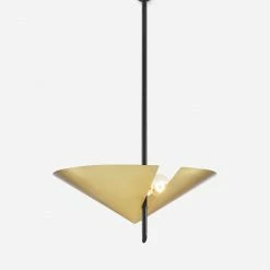 Lulu And Georgia Lighting Nari Pendant Light, Aged Brass