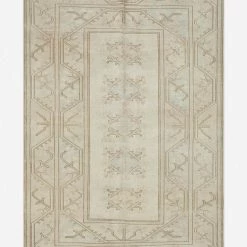 Lulu And Georgia Faudet Vintage Rug, 5'1"W X 7'7"L New