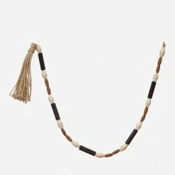 Lulu And Georgia Ivy Wood Garland Earth Tones