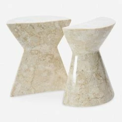 Lulu And Georgia Lucca Marble Bookends (Set Of 2) Décor