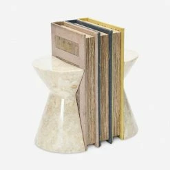 Lulu And Georgia Lucca Marble Bookends (Set Of 2) Décor