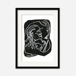 Lulu And Georgia Walls 'Hold' Print By Adrian Brandon