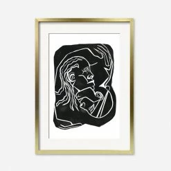 Lulu And Georgia Walls 'Hold' Print By Adrian Brandon