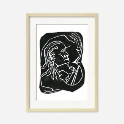 Lulu And Georgia Walls 'Hold' Print By Adrian Brandon