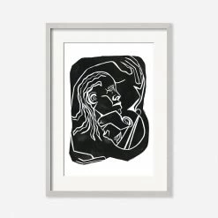 Lulu And Georgia Walls 'Hold' Print By Adrian Brandon