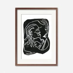 Lulu And Georgia Walls 'Hold' Print By Adrian Brandon