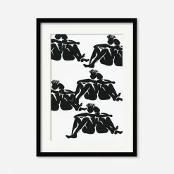 Lulu And Georgia Walls 'Over Here' Print By Adrian Brandon