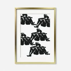 Lulu And Georgia Walls 'Over Here' Print By Adrian Brandon