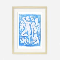 Lulu And Georgia 'Picnic' Print By Adrian Brandon