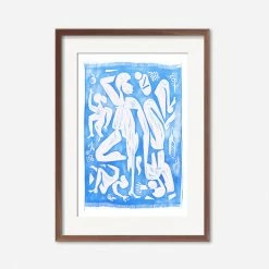 Lulu And Georgia 'Picnic' Print By Adrian Brandon