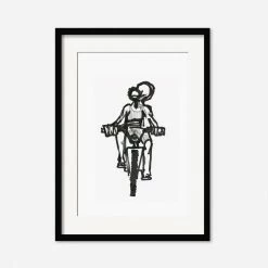 Lulu And Georgia 'Ride' Print By Adrian Brandon Walls