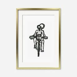 Lulu And Georgia 'Ride' Print By Adrian Brandon Walls