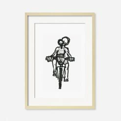 Lulu And Georgia 'Ride' Print By Adrian Brandon Walls